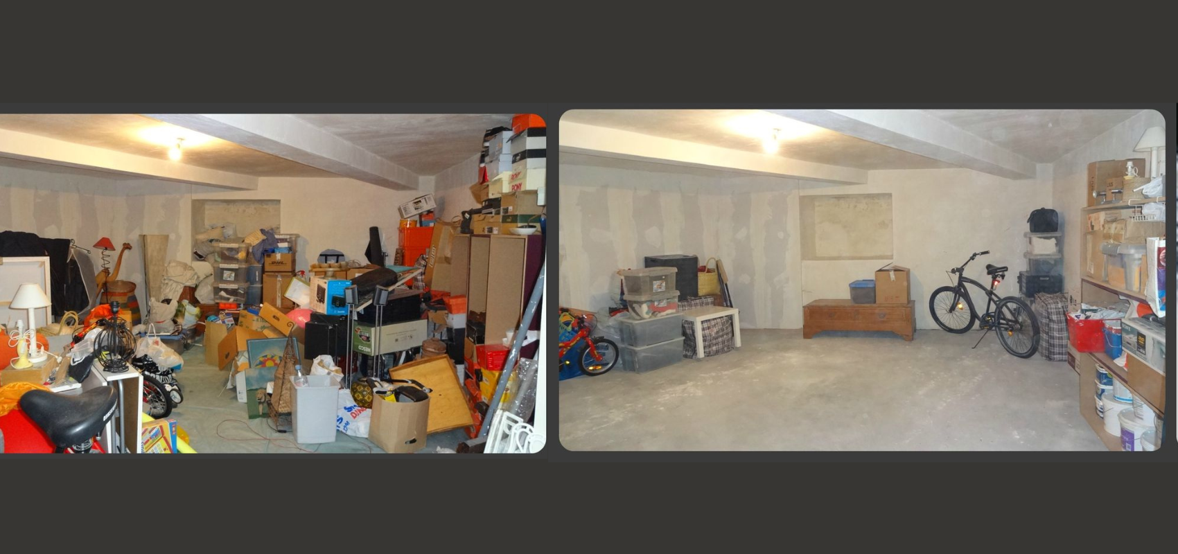 Garage avant-après
